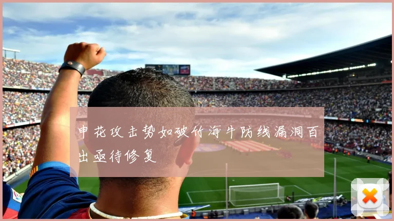 申花攻击势如破竹海牛防线漏洞百出亟待修复